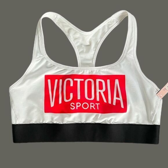Victoria’s Secret VSX The player Unlined Sport bra Victoria Sport print White L - Picture 4 of 6